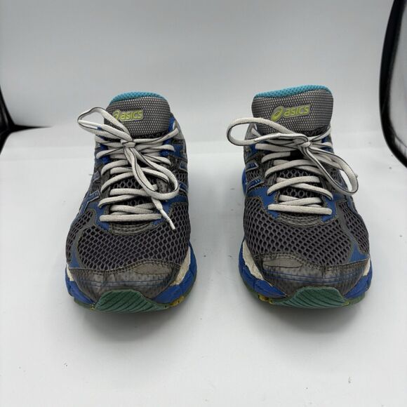 Asics Sneakers Womens Size 9 D Gel Cumulus 14 IGS Shoes Blue Athletic Run B1 - Picture 4 of 9